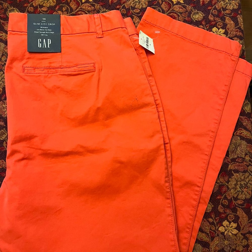 NWT Gap city crop pants size 14